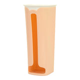 Maxbell Storage Box Grocery Bag Holder Wall Mounted for Restaurant Hotel Pantry Orange