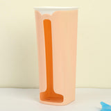 Maxbell Storage Box Grocery Bag Holder Wall Mounted for Restaurant Hotel Pantry Orange