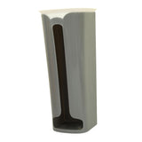 Maxbell Storage Box Grocery Bag Holder Wall Mounted for Restaurant Hotel Pantry Grey