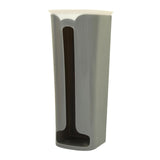 Maxbell Storage Box Grocery Bag Holder Wall Mounted for Restaurant Hotel Pantry Grey