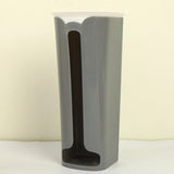 Maxbell Storage Box Grocery Bag Holder Wall Mounted for Restaurant Hotel Pantry Grey
