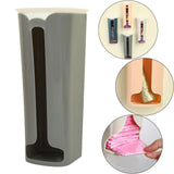 Maxbell Storage Box Grocery Bag Holder Wall Mounted for Restaurant Hotel Pantry Grey