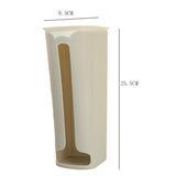 Maxbell Storage Box Grocery Bag Holder Wall Mounted for Restaurant Hotel Pantry Beige