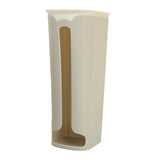 Maxbell Storage Box Grocery Bag Holder Wall Mounted for Restaurant Hotel Pantry Beige