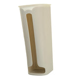 Maxbell Storage Box Grocery Bag Holder Wall Mounted for Restaurant Hotel Pantry Beige