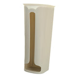 Maxbell Storage Box Grocery Bag Holder Wall Mounted for Restaurant Hotel Pantry Beige