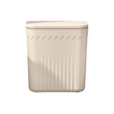 Maxbell Kitchen Waste Compost Bin Multifunction Holder for Cabinet Door Countertop White 7L