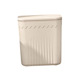 Maxbell Kitchen Waste Compost Bin Multifunction Holder for Cabinet Door Countertop White 7L