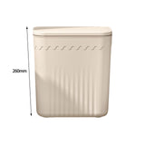 Maxbell Kitchen Waste Compost Bin Multifunction Holder for Cabinet Door Countertop White 7L