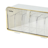 Maxbell Ties Underwear Sock Organizer Box Transparent Wall Hanging Accessories White