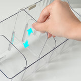 Maxbell Ties Underwear Sock Organizer Box Transparent Wall Hanging Accessories White