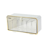 Maxbell Ties Underwear Sock Organizer Box Transparent Wall Hanging Accessories White