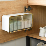 Maxbell Ties Underwear Sock Organizer Box Transparent Wall Hanging Accessories White