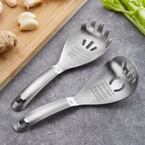 Maxbell Versatile 304 Stainless Steel Kitchen Slotted Serving Spoon Durable Useful Style B