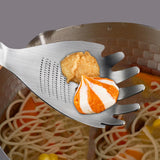 Maxbell Multifunctional 430 Stainless Steel Kitchen Slotted Spoon Skimmer Durable Style B