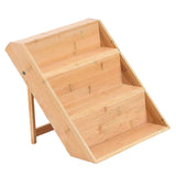 Maxbell Household Wood Seasoning Rack Space Saving Wooden for Cupboard Cabinet