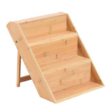 Maxbell Household Wood Seasoning Rack Space Saving Wooden for Cupboard Cabinet