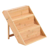 Maxbell Household Wood Seasoning Rack Space Saving Wooden for Cupboard Cabinet