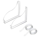 Maxbell 2x Bathtub Water Splash Guard Durable Sink Basin Edges Deflector for Kitchen