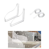 Maxbell 2x Bathtub Water Splash Guard Durable Sink Basin Edges Deflector for Kitchen