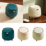Maxbell Mini Waste Garbage Bin Cleaning Tools for Vanity Tabletop Table Dark green