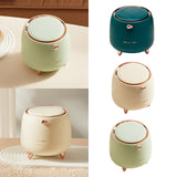 Maxbell Mini Waste Garbage Bin Cleaning Tools for Vanity Tabletop Table Dark green