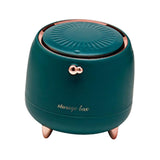 Maxbell Mini Waste Garbage Bin Cleaning Tools for Vanity Tabletop Table Dark green