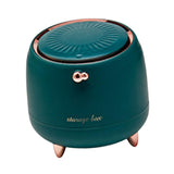Maxbell Mini Waste Garbage Bin Cleaning Tools for Vanity Tabletop Table Dark green