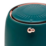 Maxbell Mini Waste Garbage Bin Cleaning Tools for Vanity Tabletop Table Dark green