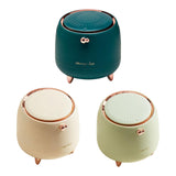 Maxbell Mini Waste Garbage Bin Cleaning Tools for Vanity Tabletop Table Dark green