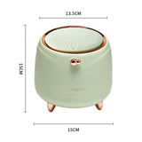 Maxbell Mini Waste Garbage Bin Cleaning Tools for Vanity Tabletop Table Light green