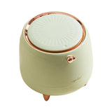 Maxbell Mini Waste Garbage Bin Cleaning Tools for Vanity Tabletop Table Light green