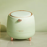 Maxbell Mini Waste Garbage Bin Cleaning Tools for Vanity Tabletop Table Light green