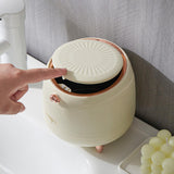 Maxbell Mini Waste Garbage Bin Cleaning Tools for Vanity Tabletop Table Light green