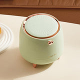 Maxbell Mini Waste Garbage Bin Cleaning Tools for Vanity Tabletop Table Light green