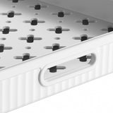 Maxbell Water Drain Rack Organizer Cup Portable for Living Room Kitchen Accessory L