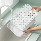 Maxbell Water Drain Rack Organizer Cup Portable for Living Room Kitchen Accessory L