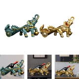 Maxbell Creative Bottle Rack Ornament Resin Craft for Restaurant Cabinet Decor Blue