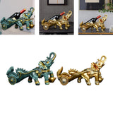 Maxbell Creative Bottle Rack Ornament Resin Craft for Restaurant Cabinet Decor Blue