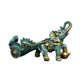 Maxbell Creative Bottle Rack Ornament Resin Craft for Restaurant Cabinet Decor Blue