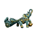 Maxbell Creative Bottle Rack Ornament Resin Craft for Restaurant Cabinet Decor Blue