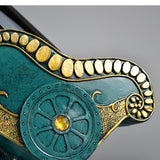 Maxbell Creative Bottle Rack Ornament Resin Craft for Restaurant Cabinet Decor Blue