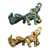 Maxbell Creative Bottle Rack Ornament Resin Craft for Restaurant Cabinet Decor Blue