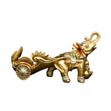 Maxbell Creative Bottle Rack Ornament Resin Craft for Restaurant Cabinet Decor Aureate