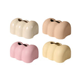 Maxbell Tissue Cover Tissue Storage Boxes Donut Shape for Household White