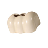 Maxbell Tissue Cover Tissue Storage Boxes Donut Shape for Household White