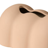 Maxbell Tissue Cover Tissue Storage Boxes Donut Shape for Household beige