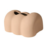 Maxbell Tissue Cover Tissue Storage Boxes Donut Shape for Household beige
