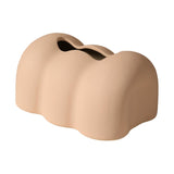 Maxbell Tissue Cover Tissue Storage Boxes Donut Shape for Household beige