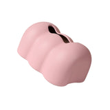 Maxbell Tissue Cover Tissue Storage Boxes Donut Shape for Household Pink